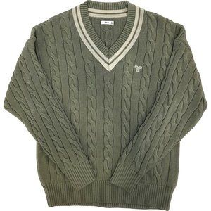 Aritzia V-Neck Varsity Sweater